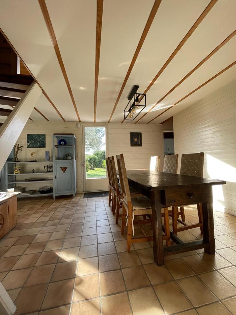 Maison Familiale En Bois Avec Piscine, Proche Du Bassin Гюжан-Местрас Екстер'єр фото
